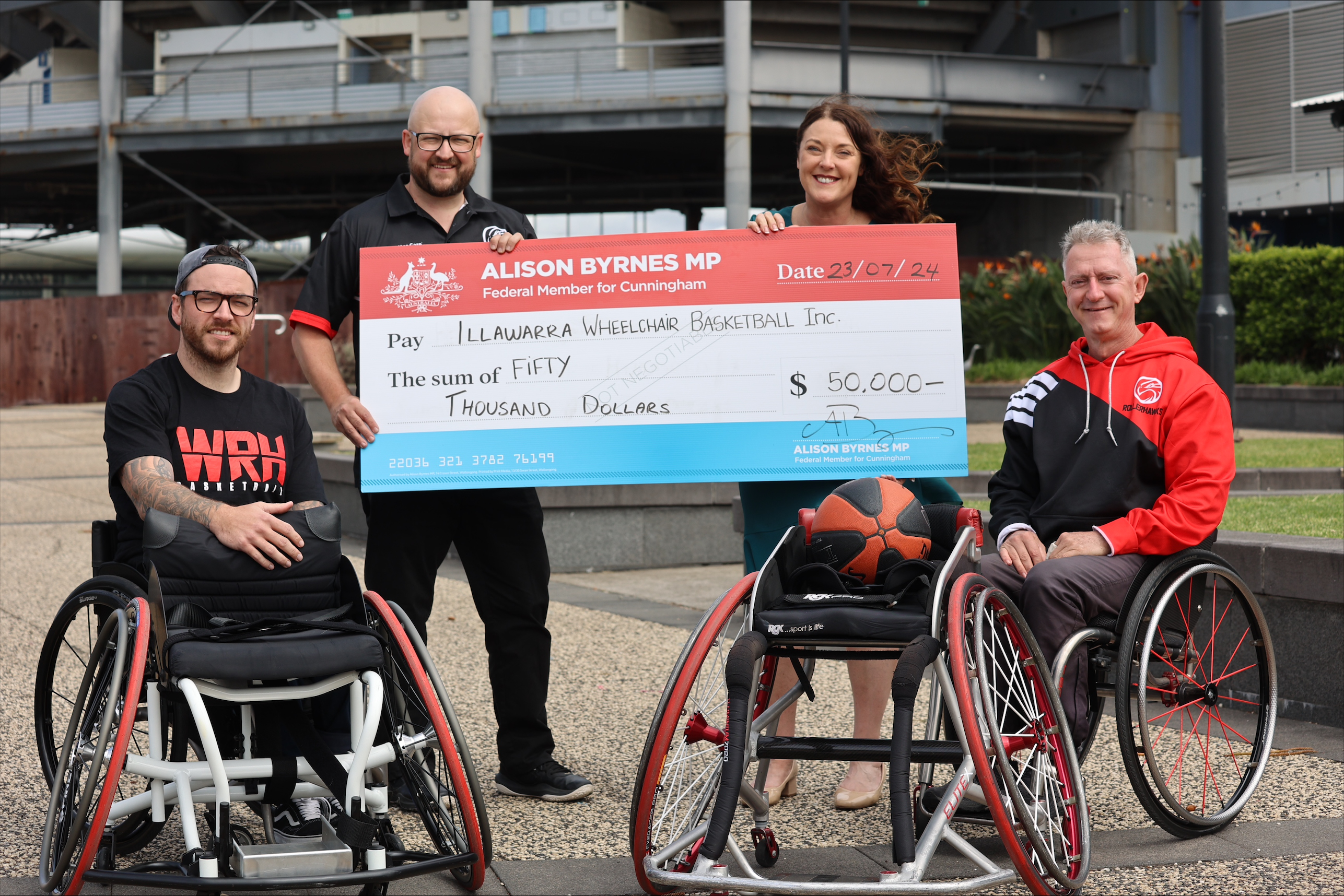 ILLAWARRA WHEELCHAIR BASKETBALL INC SUCCESSFUL IN PLAY OUR WAY BID Main Image