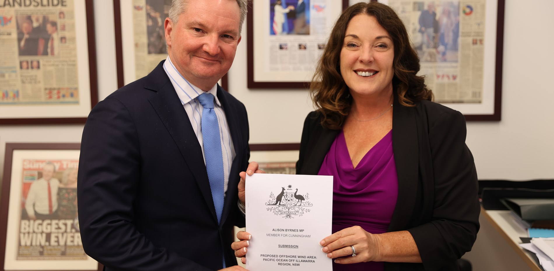 Alison Byrnes MP - Offshore Wind Zone Submission Main Image